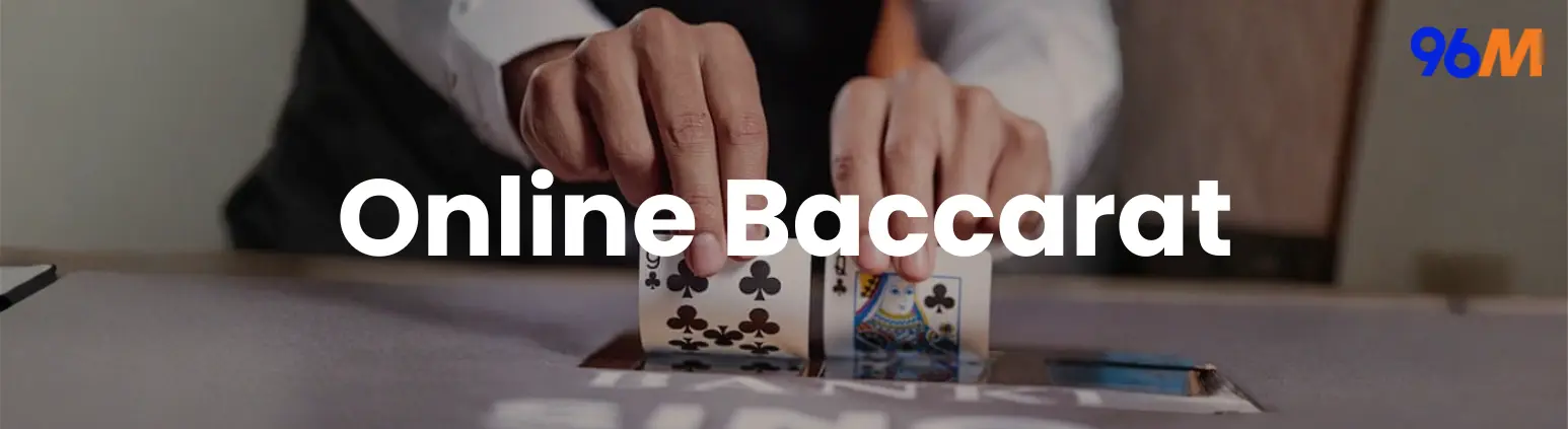 Online baccarat dealer revealing cards on the table — 96M Singapore baccarat guide